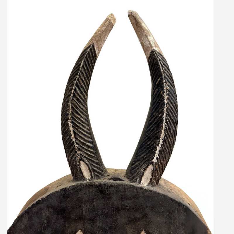 Maschera Africana Tribale "Bwa con Corna"