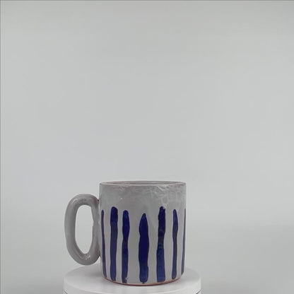 Pair of mugs - "Blu e Rubino"