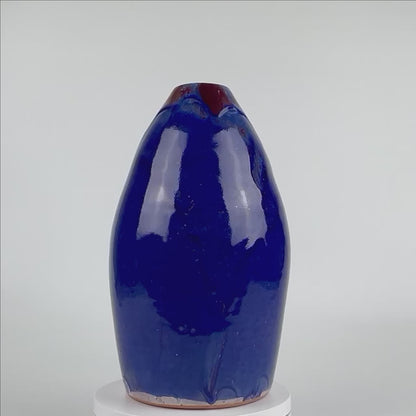 Vase "Conico blue"