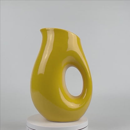 "Lemon drop" vase